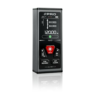 TÉLÉMÈTRE LASER 2-FACE DL-120 DUO-R