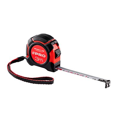 RETRACTABLE TAPE MEASURE PR-50-11M (magnetic), 3m x16mm