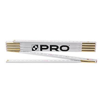 Folding wooden ruler