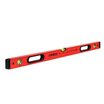 Poziomnica PRO900 HEAVY DUTY malowana czerwona z uchwytami