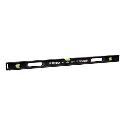 Poziomnica PRO900 HEAVY DUTY malowana czarna dwustronnie frezowana z uchwytami 100cm
