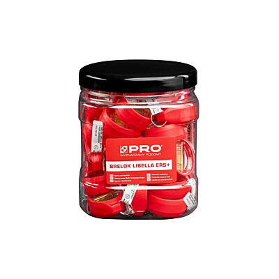 Breloki libella ERS+ pion, ekspozytor 45 szt czerwone