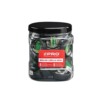 Breloki libella ERS+ pion, ekspozytor 45 szt czarne