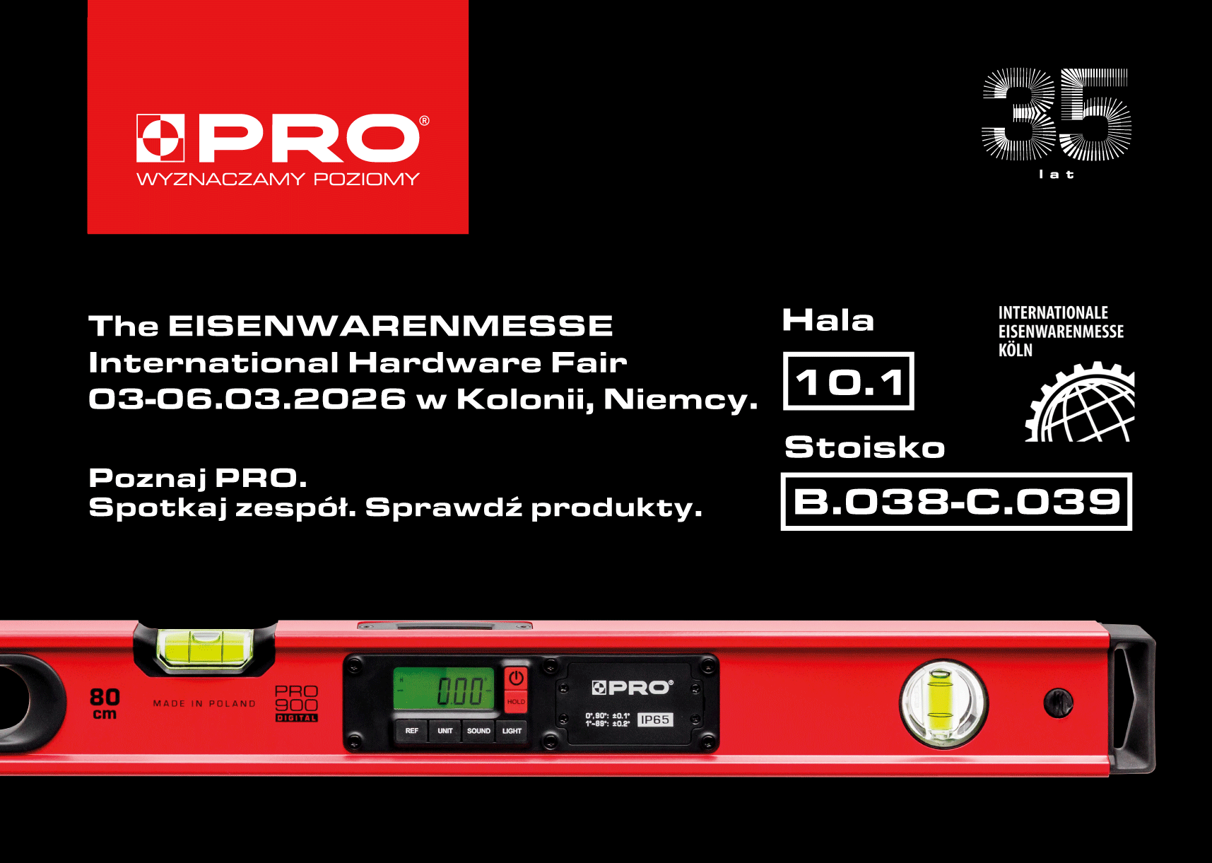 Zapraszamy do spotkania podczas targów EISENWARENMESSE 2026